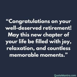 Emotional Retirement Messages