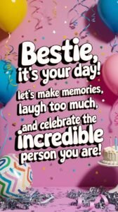 happy birthday bestie images
