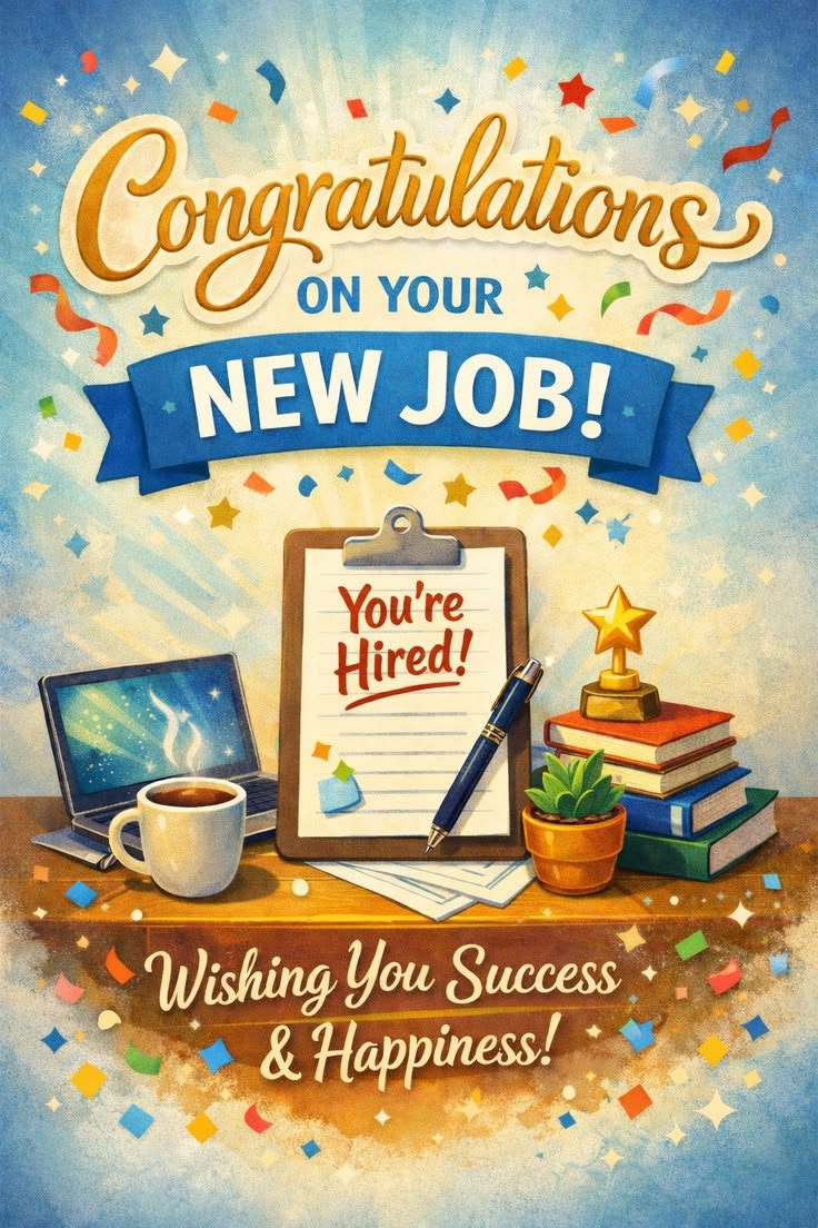 Congratulations on New Job Messages