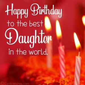 daughter birthday wishes