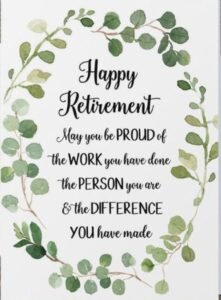 Retirement Wishes for a Coworker