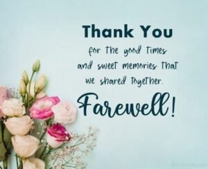 Farewell Messages for Leaving Job