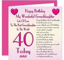 granddaughter birthday wishes
