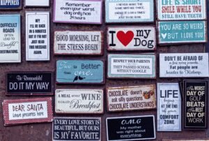 Cute funny and short love messages written on a heart-shaped note