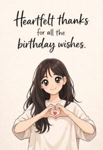 thank you for the birthday wishes