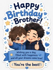 Best birthday wishes for brother