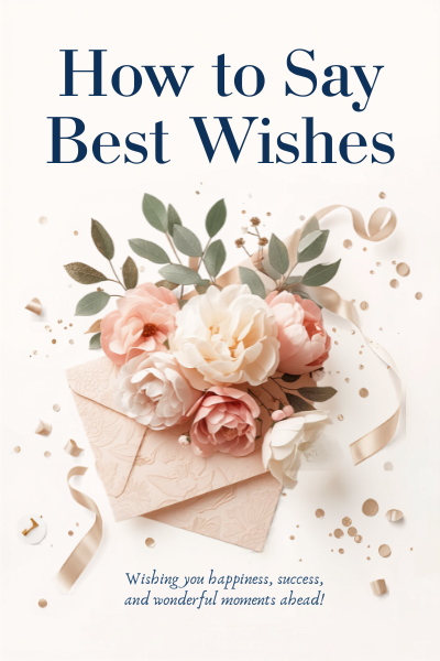 how to say best wishes​