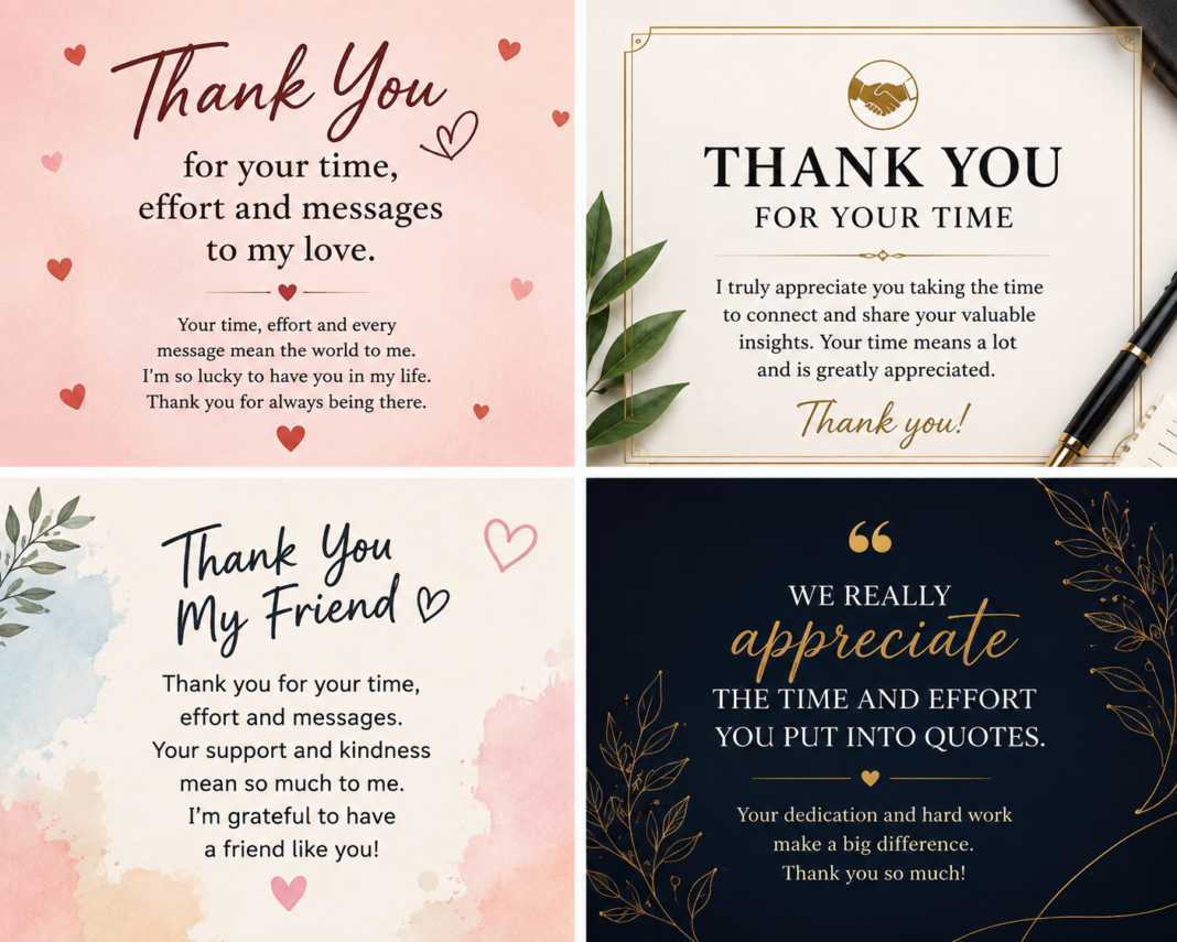 thank you for your time effort and messages