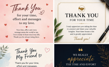 Thank You for Your Time, Effort, and Messages: 100+ Heartfelt Ways to Say It thank you for your time effort and messages