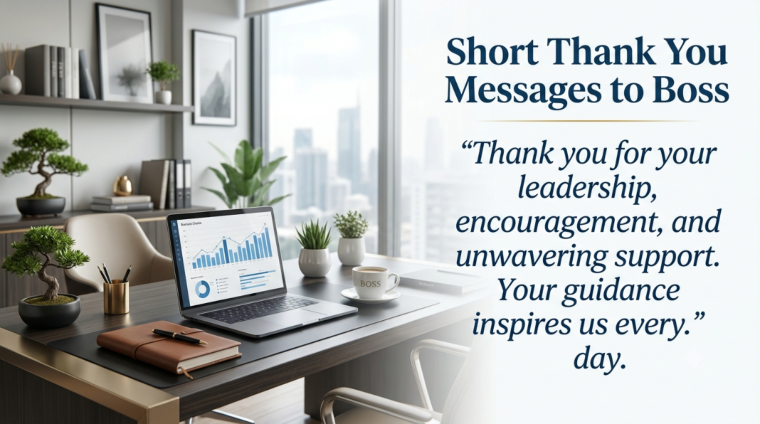 Thank You Messages to Boss