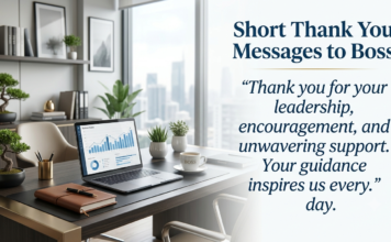100+ Professional Thank You Messages to Boss for Support & Appreciation Thank You Messages to Boss