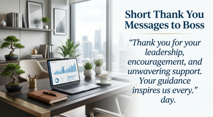 100+ Professional Thank You Messages to Boss for Support & Appreciation Thank You Messages to Boss