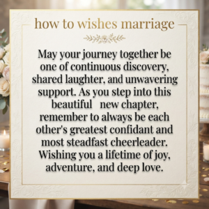 How To Wishes Marriage