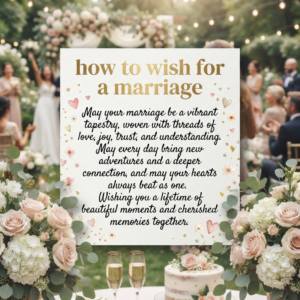 how to wish for a marriage​