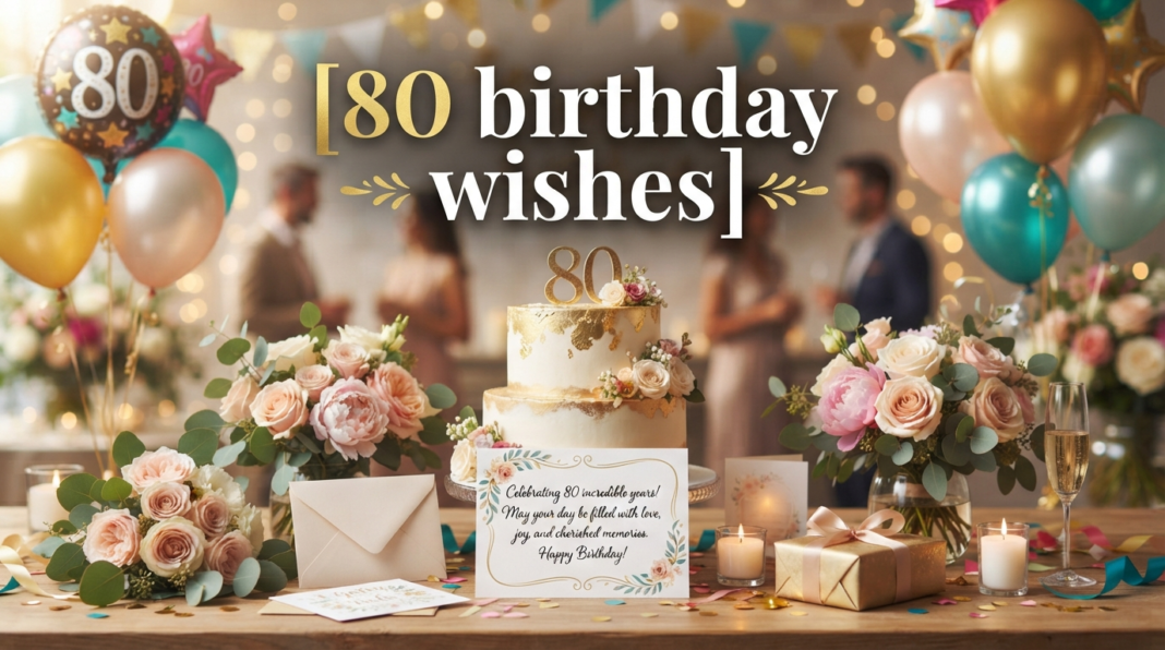 80 Birthday Wishes for Mom, Dad, Grandma & Grandpa