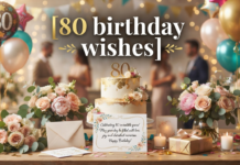 80 Birthday Wishes: 100+ Heartfelt, Funny & Inspirational Messages for 2026 80 Birthday Wishes for Mom, Dad, Grandma & Grandpa