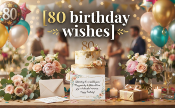 80 Birthday Wishes: 100+ Heartfelt, Funny & Inspirational Messages for 2026 80 Birthday Wishes for Mom, Dad, Grandma & Grandpa