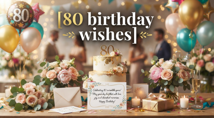 80 Birthday Wishes: 100+ Heartfelt, Funny & Inspirational Messages for 2026 80 Birthday Wishes for Mom, Dad, Grandma & Grandpa