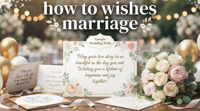 101+ How To Wishes Marriage: The Complete Guide to Heartfelt Wedding Messages (2026) How To Wishes Marriage