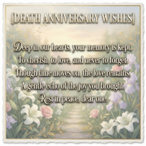 Death Anniversary Wishes