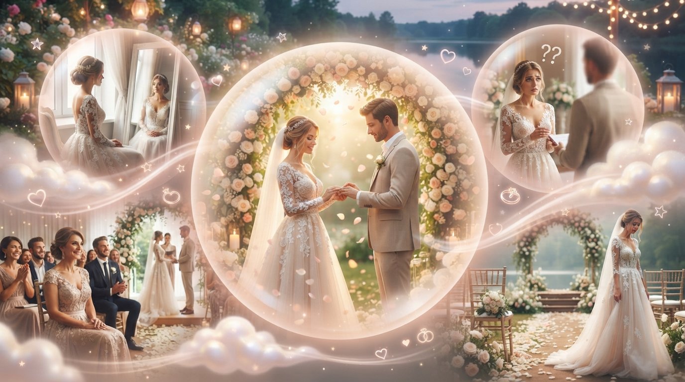 what does a wedding dream mean​