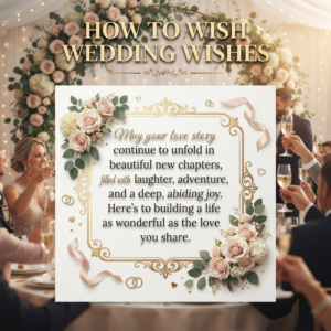 how to wish wedding wishes​