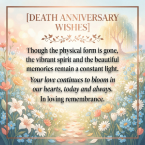 Death Anniversary Wishes