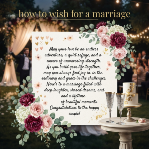 how to wish for a marriage​