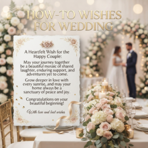 How to Wishes for Wedding