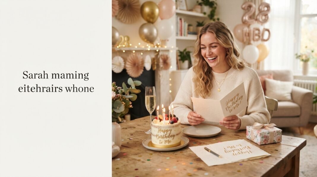 how do i wish myself a happy birthday​