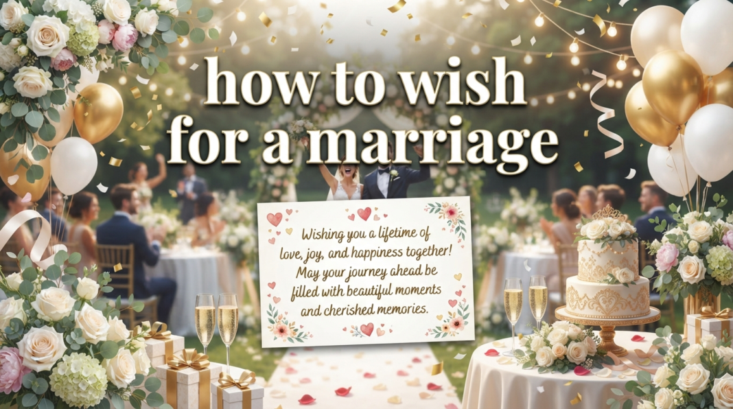 how to wish for a marriage​