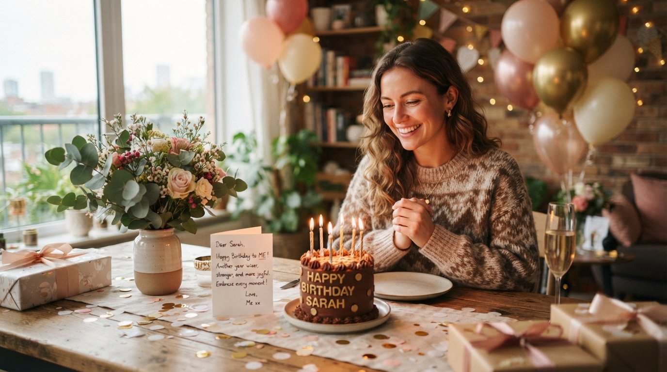 how do i wish myself a happy birthday​