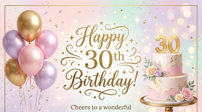 What to Write in a 30th Birthday Card: 50+ Meaningful Birthday Wishes