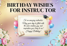 150+ Best Birthday Wishes for Instructor (Yoga, Zumba, Pilates, Gym & Dance) birthday wishes for instructor