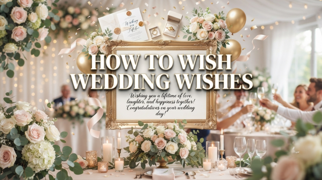 how to wish wedding wishes​