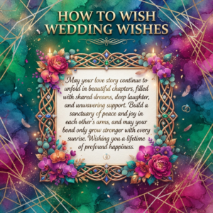 how to wish wedding wishes​