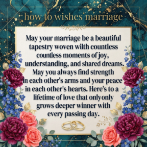 How To Wishes Marriage