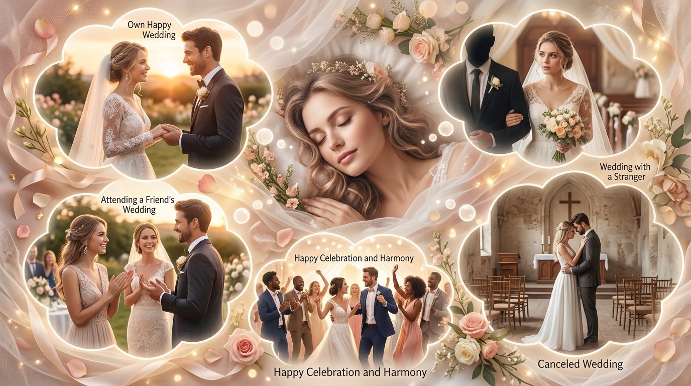 what does a wedding dream mean​