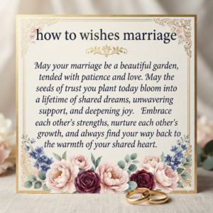 How To Wishes Marriage