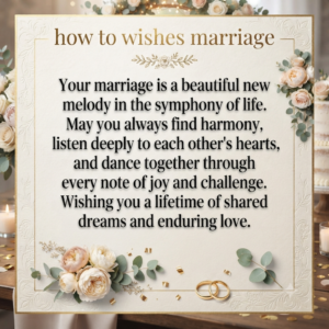 How To Wishes Marriage