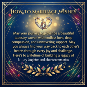 how to marriage wishes​