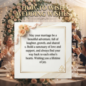 how to wish wedding wishes​