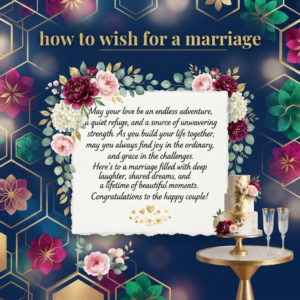 how to wish for a marriage​