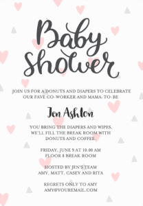 what to write for baby shower