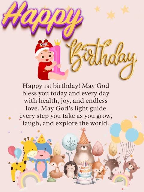 happy one year birthday wishes
