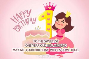 happy one year birthday wishes