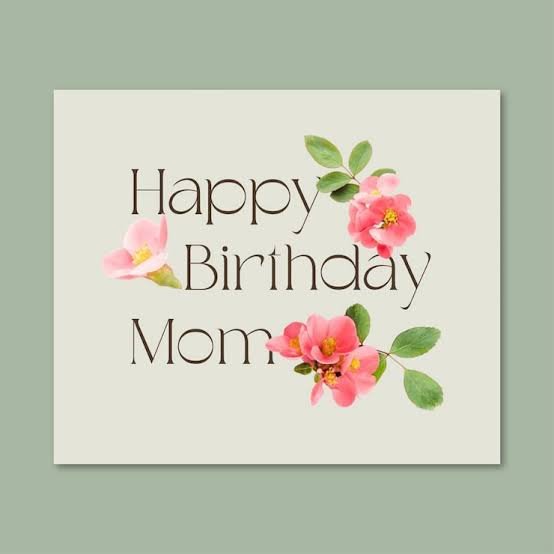 A Birthday Wish to My Mom