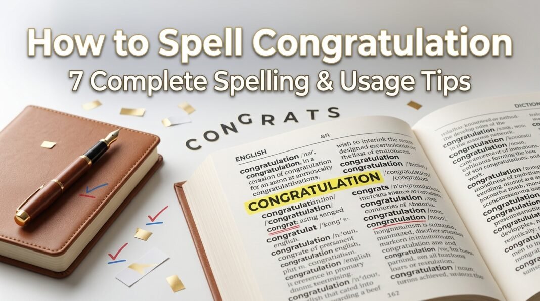 how to spell congratulation​