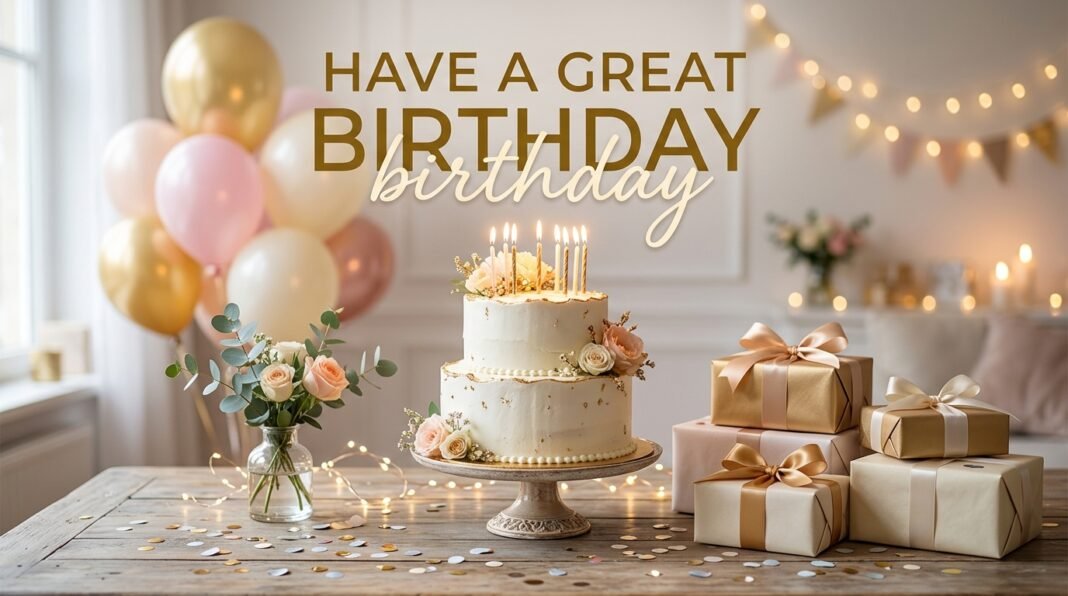 have a great birthday​