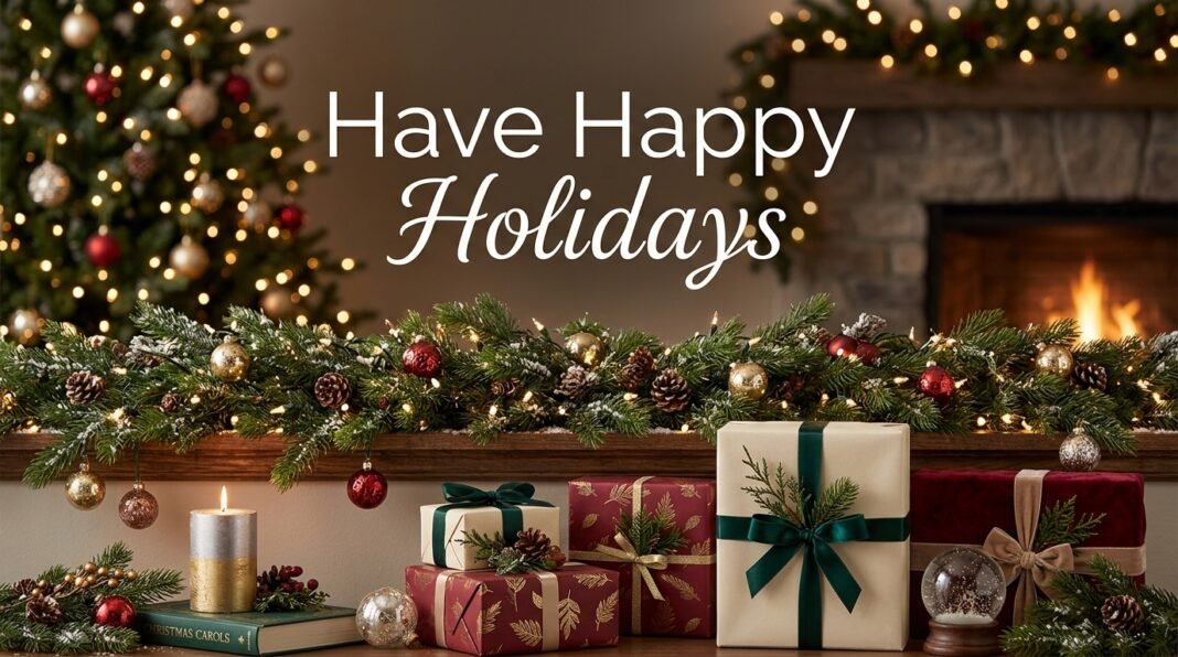 have happy holidays​